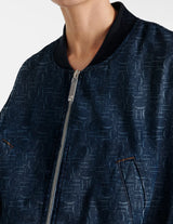 Jaqueta Jeans CHCH – Com Zíper e Bolsos, Gola Lapela, Manga Longa, Estilo Vintage e Fashion