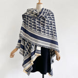 Echarpe Estilo Pashmina em Cashmere