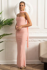 Conjunto – Saia Longa de Cintura Alta + Top Justo Bandage, Look Elegante para Festa