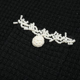 Vestido Bicolor – Decote V, Manga Longa, Slim Fit com Bolsos Bordados