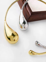 Colar Choker Aberto Gota de Água Irregular - Joia Fashion