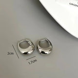 Argolas Grossas – Brilho Intenso em Aço Inoxidável