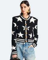 Cardigan Tricot com Botões Dourados – Estilo Sofisticado