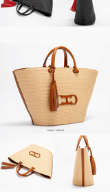 Bolsa Feminina CHCH – para Praia, Compras e Viagens