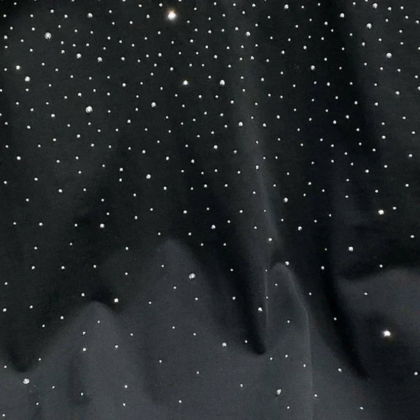 Camiseta com Apliques de Strass – Estilo Casual