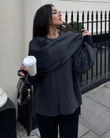 Casaco com Gola Assimétrica – Inverno com Estilo e Conforto