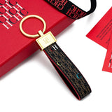 Chaveiro CHCH – Couro, Design Exclusivo com Estampa, Estilo Minimalista e Sofisticado, Presente Elegante