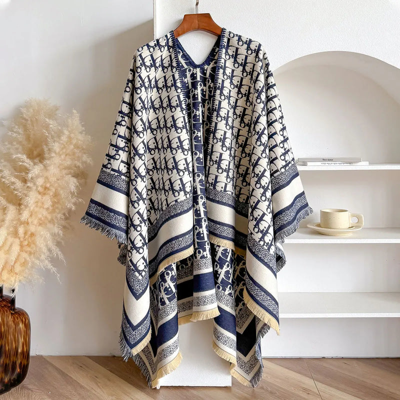 Echarpe Estilo Pashmina em Cashmere