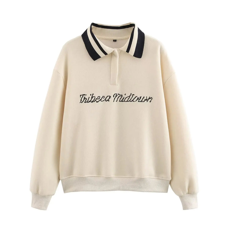 Conjunto Jogger Feminino Forrado em Lã – Bordado, Ajuste Solto e Design Térmico