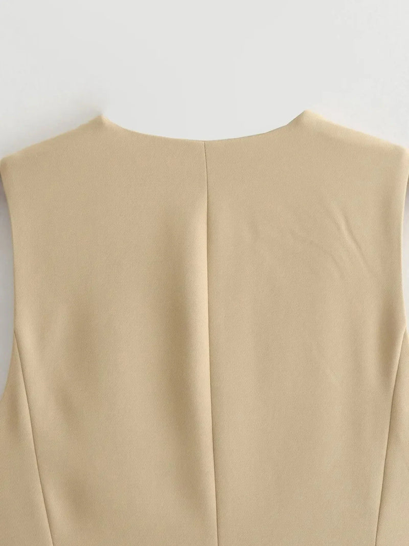 Conjunto de Colete e Saia Longa - Estilo e Elegância