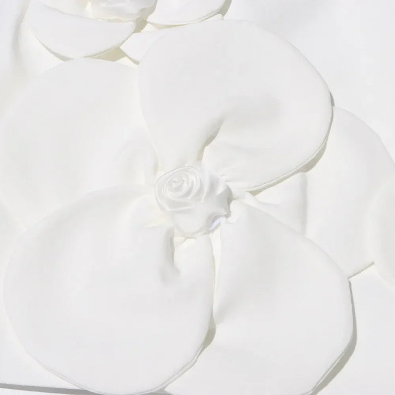 Vestido de Flores 3D – Sem Mangas, Elegância e Sofisticação