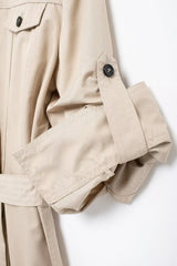 Vestido Chemise Feminino Estilo  – Manga Longa, Gola Slim