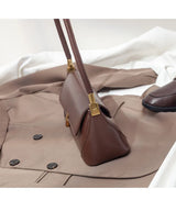 Bolsa de Ombro – Couro Ecológico, Estilo Luxo, Pequena e Elegante, Modelo Underarm/Clutch