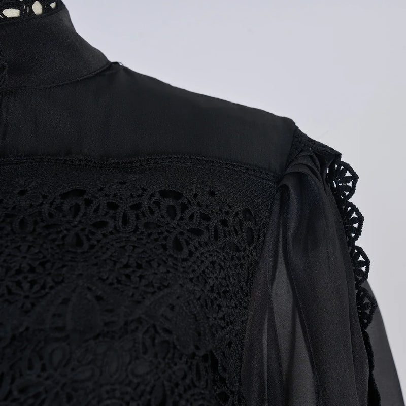 Vestido Lumière – Edição Exclusiva com Renda Bordada