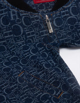 Jaqueta Jeans CHCH – Com Zíper e Bolsos, Gola Lapela, Manga Longa, Estilo Vintage e Fashion