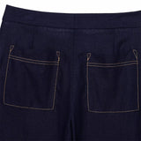 Conjunto Feminino – Blazer Curto com Botões Decorativos e Calça Reta Casual |