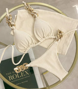 Conjunto Biquini com corrente elegante