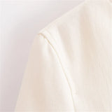 Conjunto Feminino Elegância Clássica – Blazer Transpassado com Botões Duplos e Calça de Cintura Alta