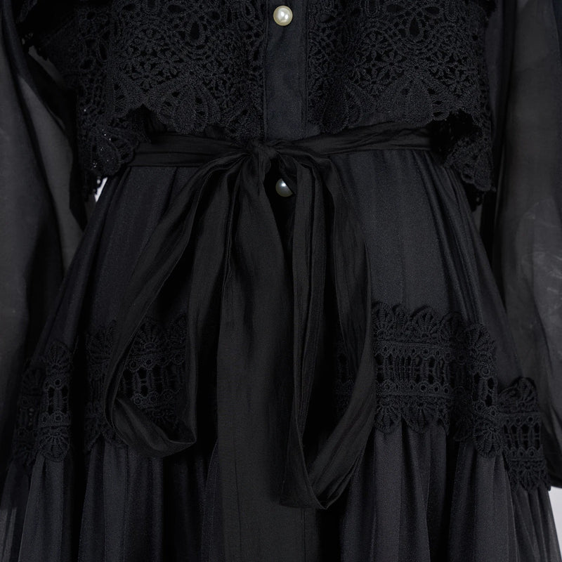 Vestido Lumière – Edição Exclusiva com Renda Bordada